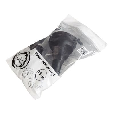 GEMBIRD PC-SFC14M-01 Adapter (C14 / IEC C14 / IEC 320 C14 M - Schuko, Schuko F; 0,15 m; schwarz)