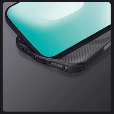 11. Nillkin CamShield Pro MagSafe-kompatible Hülle für iPhone 17 – Transparent Schwarz