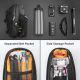 11. Rockbros C7-1 wasserdichte Fahrradtasche mit Sattelbefestigung 1,5l - Schwarz