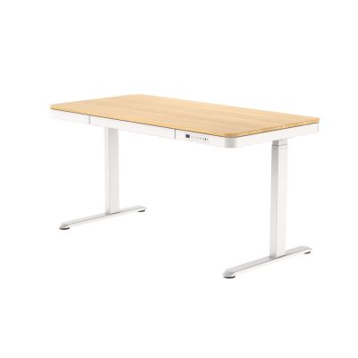 10. ACTIVEJET Schreibtisch mit elektrischer Höhenverstellung, Höhe 120x60 ET119S weiß/eiche