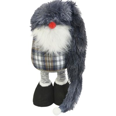 3. Dekorativer Gartenzwerg auf Teleskopen 38-88 cm, grau