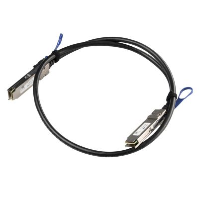 Mikrotik XQ+DA0001 InfiniBand / Glasfaserkabel 1 m QSFP+ auf QSFP+ / QSFP28 auf QSFP28 Schwarz