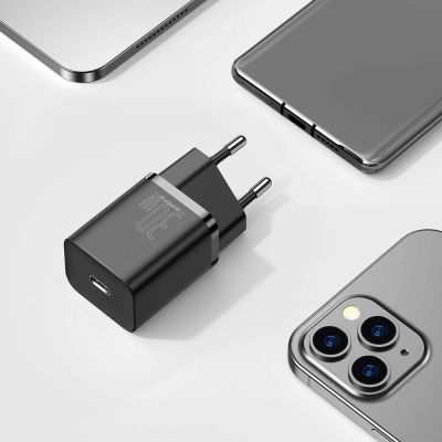 11. Baseus Super Si 1C Schnellladegerät USB Typ C 30W Power Delivery Quick Charge schwarz (CCSUP-J01)
