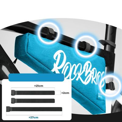 7. Rockbros G008 Flash Journey Dreieckstasche – XL, Blau