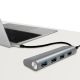 5. LogiLink UA0309 USB 3.2 Gen 1 (3.1 Gen 1) Typ-C Hubs und Konzentratoren 5000 Mbit/s Grau