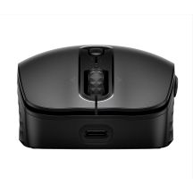 HP 690 Qi-Ladefähige, wiederaufladbare kabellose Maus, Schwarz, 7M1D4AA