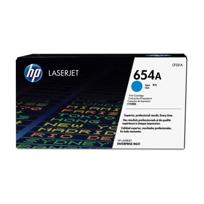 52. HP Patrone Nr. 654A Cyan (CF331A)