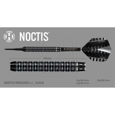 9. Harrows Noctis Darts 90 % Softip HS-TNK-000016015