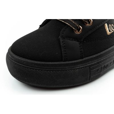 6. Lee Cooper Damen-Sportschuhe, modische Sneaker in Schwarz, bequem