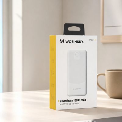 11. Powerbank Wozinsky Wpower WPBBK-3 10000 mAh 10W 2x USB-A 2A - weiß