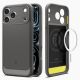 Spigen Rugged Armor Mag MagSafe Case für iPhone 17 Pro - Grau