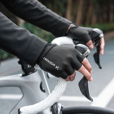 5. Wozinsky WRR-01L Fahrradhandschuhe Größe L - schwarz