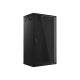 25. Lanberg WF01-6422-10B Rack-Schrank (22 HE; 1082 mm / 600 mm / 450 mm; Wandmontage; aufklappbar; 19 Zoll; schwarz)