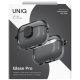 6. Uniq Glase Pro Schutzhülle für AirPods Pro 3 mit Schloss – Transparent Schwarz