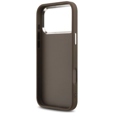 7. Guess 4G Big 4G Classic Logo Case für iPhone 17 Pro Max Braun - Silber