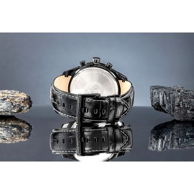 7. Giewont Herrenuhr Chronograph Saphir Schwarz GW7650-A4