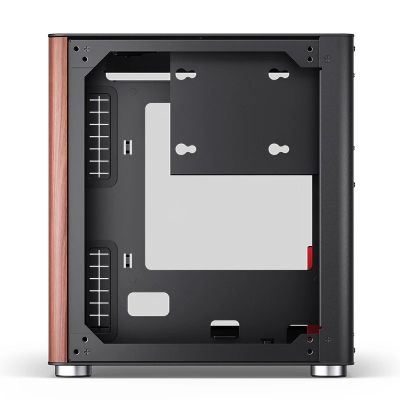 20. Jonsbo TK-0 PC-Gehäuse, Mini-Tower, Mini-ITX, gehärtetes Glas, Holz – schwarz