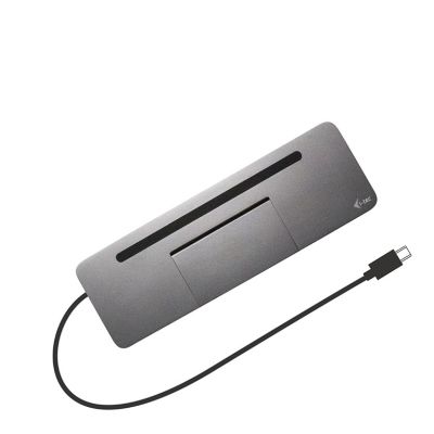 8. i-tec Metal C31FLATDOCKPDPRO Dockingstation, kabelgebunden, USB 3.2 Gen 1 (3.1 Gen 1), Typ-C, Grau