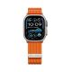 3. Tech-Protect Nylon-Sportarmband für Apple Watch 44 / 45 / 46 / 49 mm – Orange