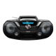 Philips AZB798T/12 Tragbare Stereoanlage, analog und digital, 12 W, DAB, DAB+, FM, Schwarz, MP3-Player