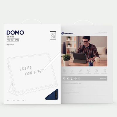 4. Dux Ducis Domo Hülle mit Klappe und Smart Sleep für Xiaomi Pad 6 / 6 Pro – Blau