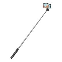 Selfie-Stick WHS1Y Teleskopstativ 1 m mit Telefonhalter – Schwarz