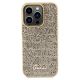 3. Guess Disco Metal Script Hülle für iPhone 14 Pro – Gold