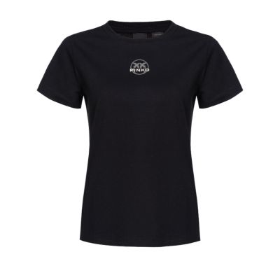 Pinko Logo Bussolotto T-Shirt W 100355A0KO