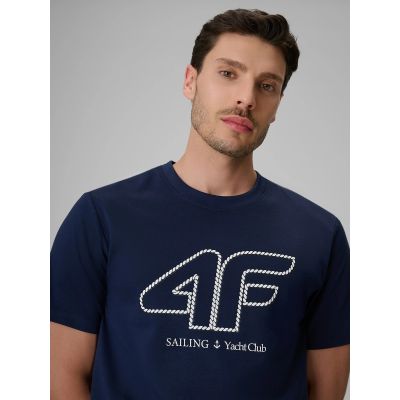 4. Herren-T-Shirt (Standardgröße) mit 4F-Logo 4FRSS26TTSHM3999-31S