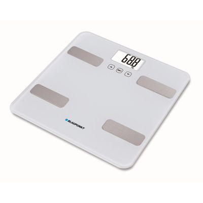 Blaupunkt BSM501 Badezimmerwaage mit Taschentuchfunktion, weiß