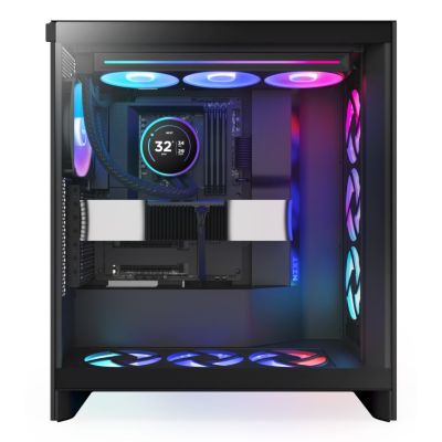 5. NZXT Kraken Elite 360 RGB Prozessor All-in-One Flüssigkeitskühler 12cm Schwarz 1 Stück.
