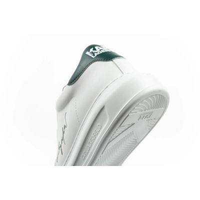 7. Karl Lagerfeld Herrenschuhe Sneaker Kapri aus naturfarbenem Leder, weiß