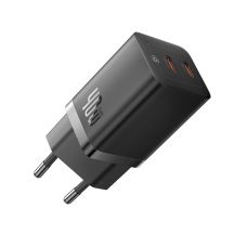 Baseus GaN5 Pro 40W 2xUSB-C Wandladegerät – Schwarz