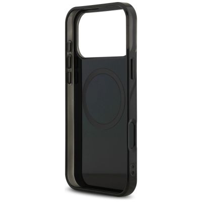 7. AMG Double Layer Transparent Graphics MagSafe Case für iPhone 17 Pro Max – Schwarz