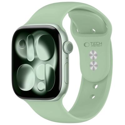 Tech-Protect Silikonarmband für Apple Watch 40/41/42 mm – Hellgrün