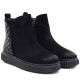 4. Gefütterte schwarze Damen-Ankle-Boots Potocki Z25-JE19365