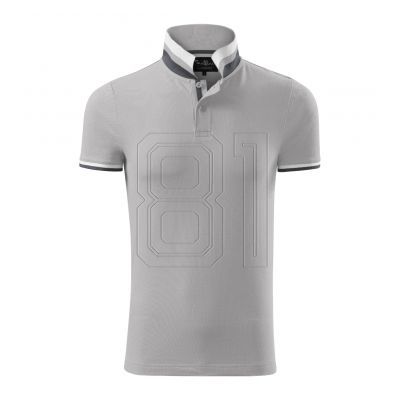 2. Malfini Collar Up W MLI-256A4 Silbergraues Poloshirt
