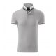 2. Malfini Collar Up W MLI-256A4 Silbergraues Poloshirt