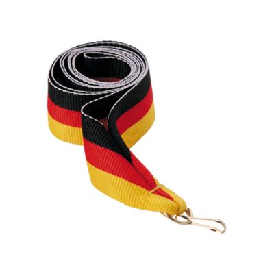 6. 22 mm breites Band – schwarz, rot und gelb