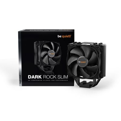 7. BE QUIET Computerlüfter! DARK ROCK SLIM BK024 (AM2+, AM3+, AM4, FM1, FM2+, LGA 1150, LGA 1151, LGA 1155, LGA 1156, LGA 1366, LGA 2011-3, LGA 2066)