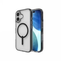 ZAGG Santa Cruz Snap MagSafe Case für iPhone 17 – Transparent Schwarz