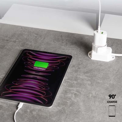 6. SBS TETRPD20W 20-W-USB-A-USB-C-Wandladegerät mit Power Delivery – Weiß