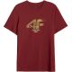 2. Herren-T-Shirt 4F M3558 Dunkelrot 4FWAW26TTSHM3558 61S