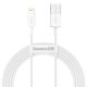 Baseus Superior Kabel USB - Lightning 2,4A 2 m Weiß (CALYS-C02)