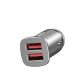 8. Baseus Square Smart Car Charger 2x USB QC3.0 Quick Charge 3.0 SCP AFC 30W Schwarz (CCALL-DS01)