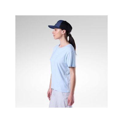 2. ROSSIGNOL Damen-T-Shirt mit Wasserfall-Grafik, Blau
