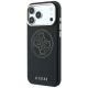 2. Guess Perforierte 4G Gold Logo Magsafe Hülle für iPhone 17 Pro / 18 Pro - Schwarz