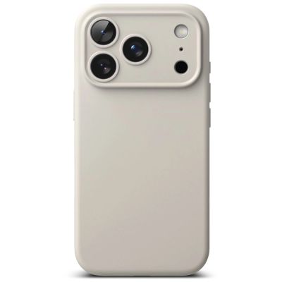 4. Ringke Silikon Magnetische MagSafe Hülle für iPhone 17 Pro - Beige