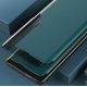 11. Eco Leather View Case booktype case schutzhülle aufklappbare hülle Samsung Galaxy A72 4G grün