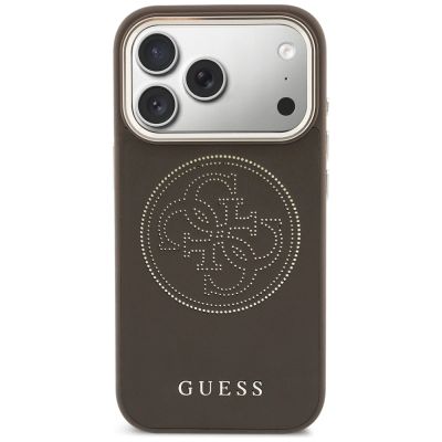 3. Guess Perforierte 4G MagSafe Hülle für iPhone 17 Pro - braun